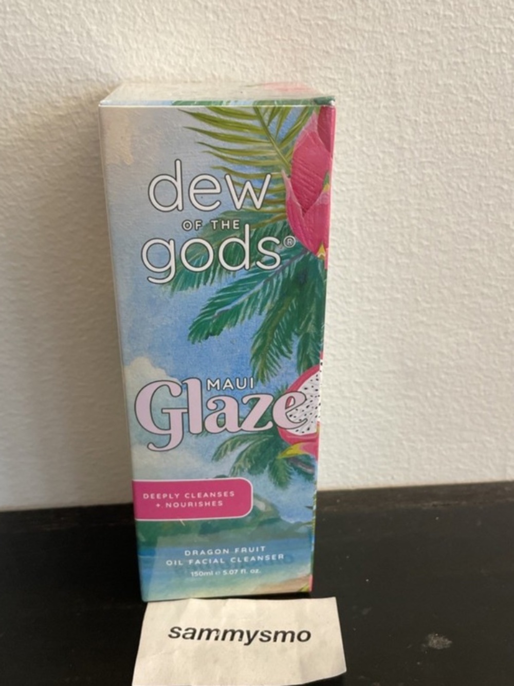 Dew Of The Gods Maui Glaze Dragon Fruit Oil Facial Cleanser 5.07 oz.